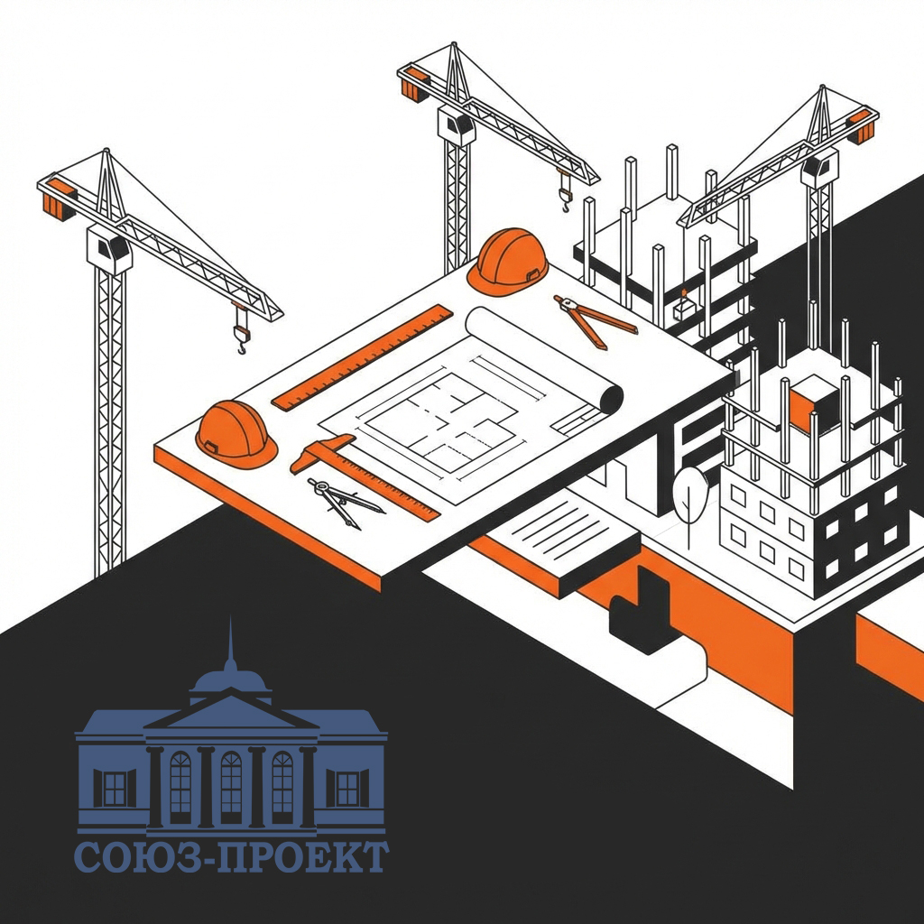 Construction Site Illustration